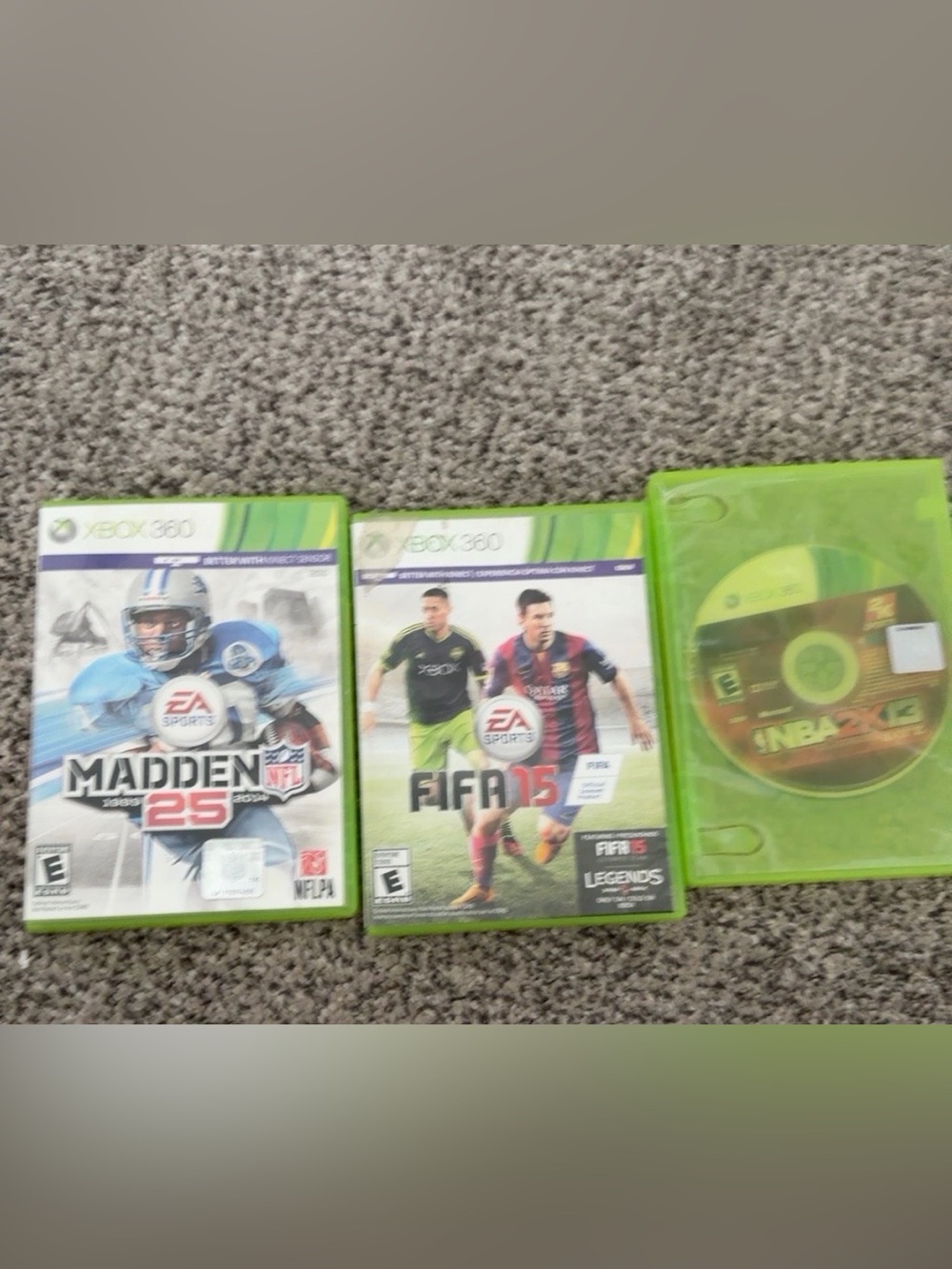 FIFA 15 & Madden NFL 25 Xbox 360 Game Bundle - Green